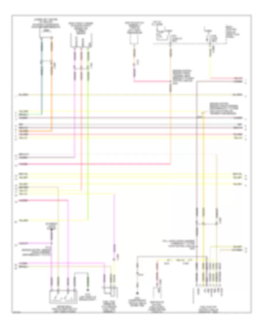 5.0L Flex Fuel, Engine Performance Wiring Diagram (2 of 6) for Ford Pickup F250 Super Duty 2012