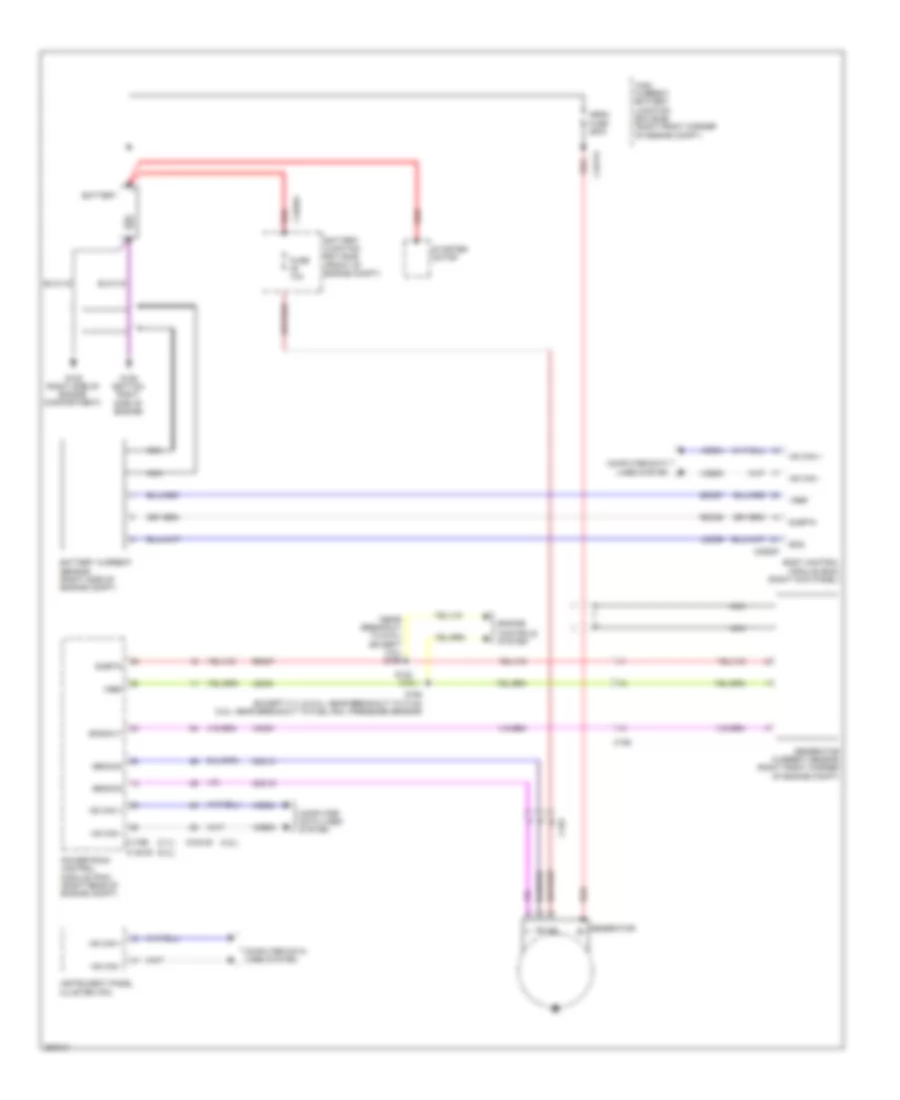 3 5L Charging Wiring Diagram for Ford Pickup F250 Super Duty 2012