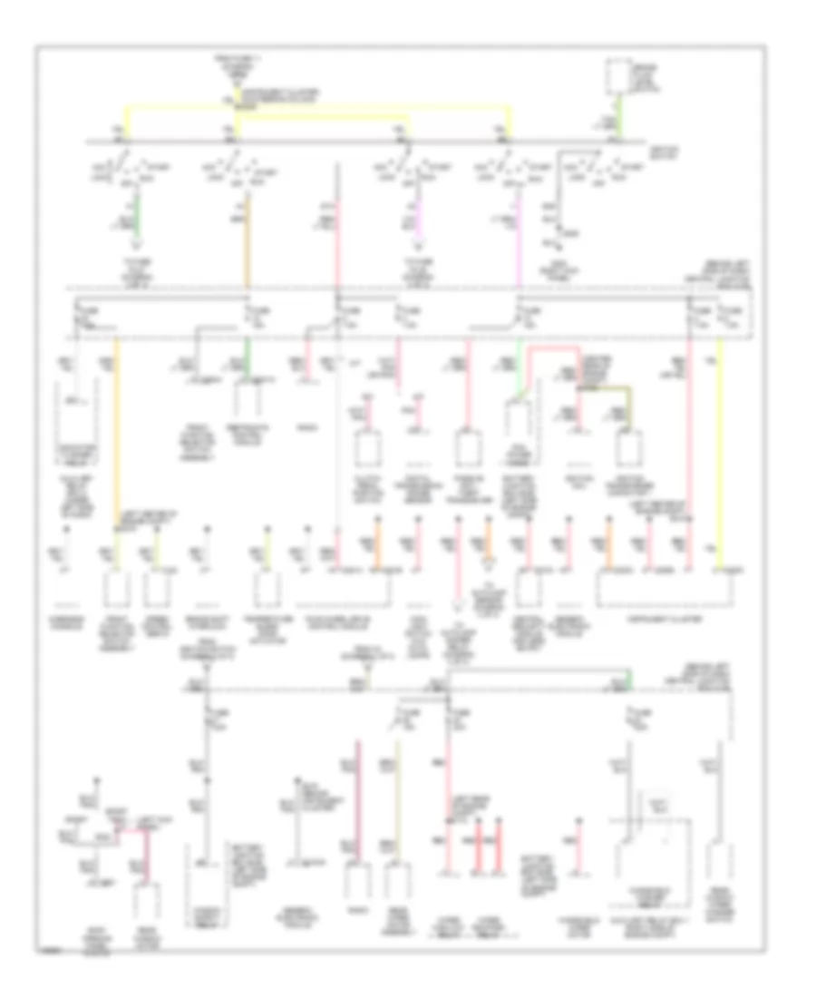 Power Distribution Wiring Diagram Late Production 2 of 3 for Ford Explorer Sport 2002