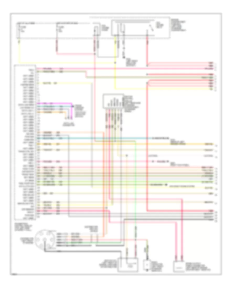 4.9L, Engine Performance Wiring Diagrams (1 of 4) for Ford Pickup F250 1996