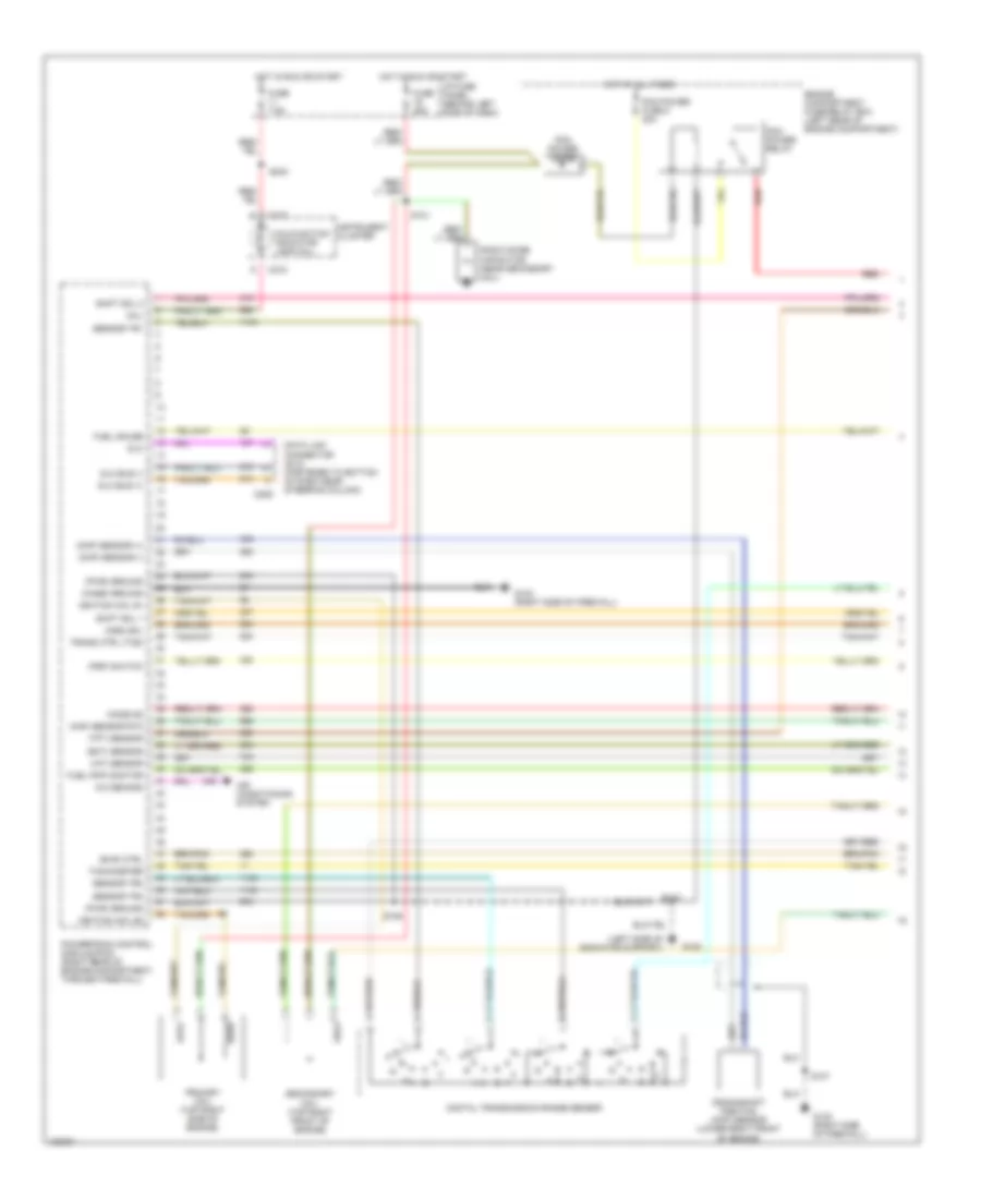 2.5L, Engine Performance Wiring Diagrams (1 of 4) for Ford Ranger 1998