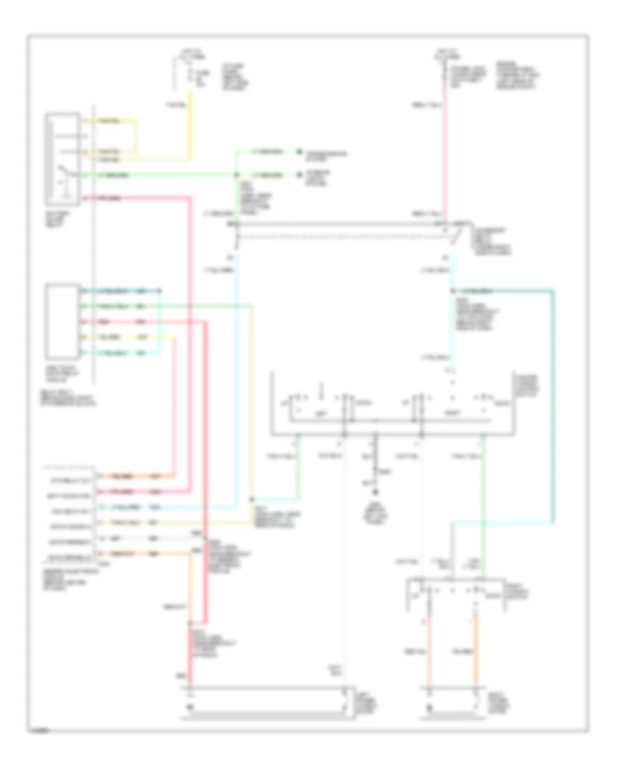 Power Window Wiring Diagram for Ford Ranger 1998