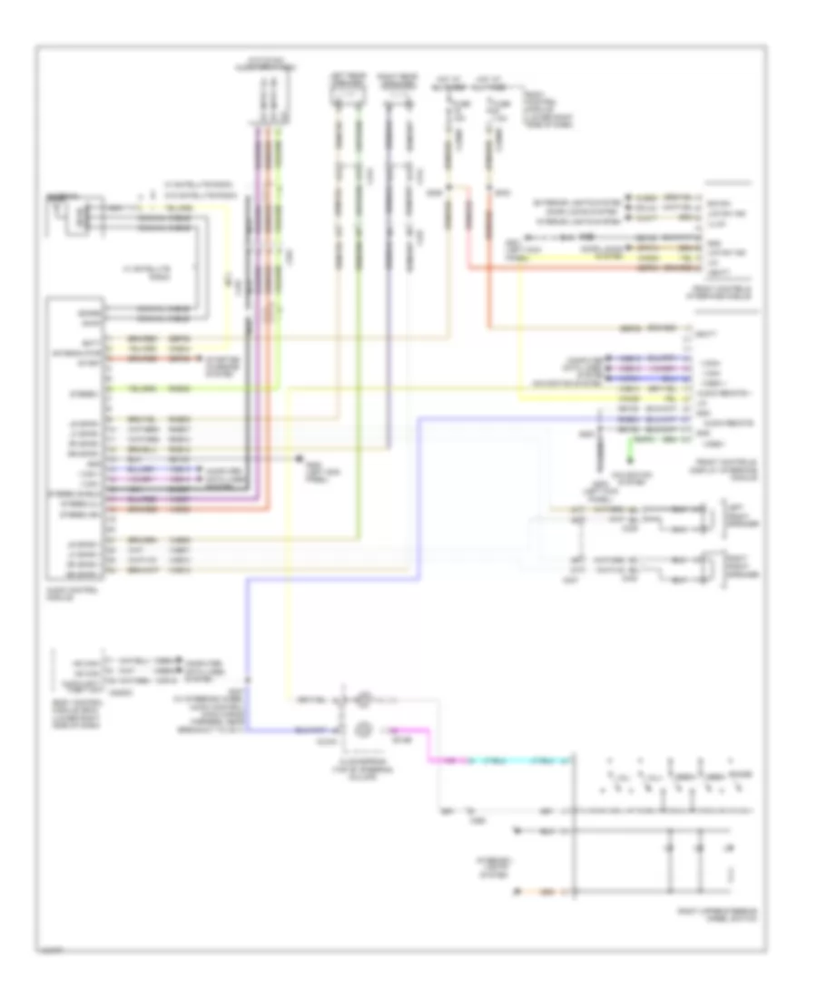Base Radio Wiring Diagram for Ford Focus Electric 2014