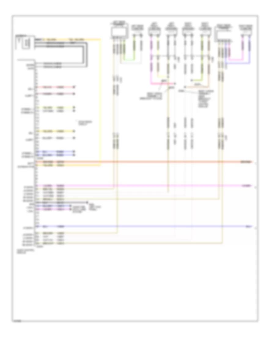 Radio Wiring Diagram, Electric (1 of 2) for Ford Focus Electric 2014