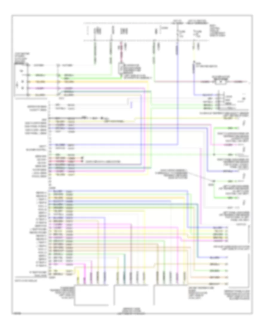 Automatic A C Wiring Diagram Except Electric 1 of 2 for Ford Focus Electric 2014