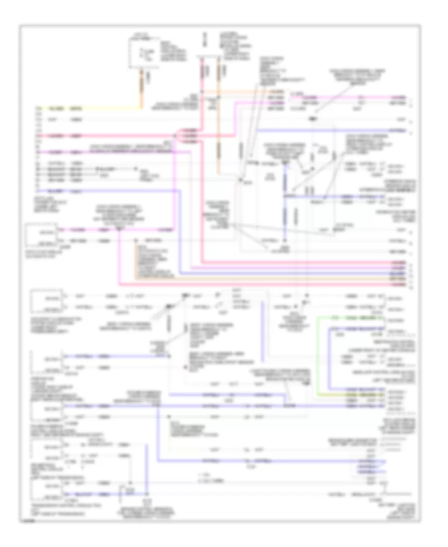 Computer Data Lines Wiring Diagram, Except Electric (1 of 2) for Ford Focus Electric 2014