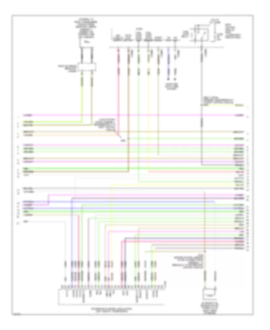 2.0L, Engine Performance Wiring Diagram (3 of 6) for Ford Focus Electric 2014