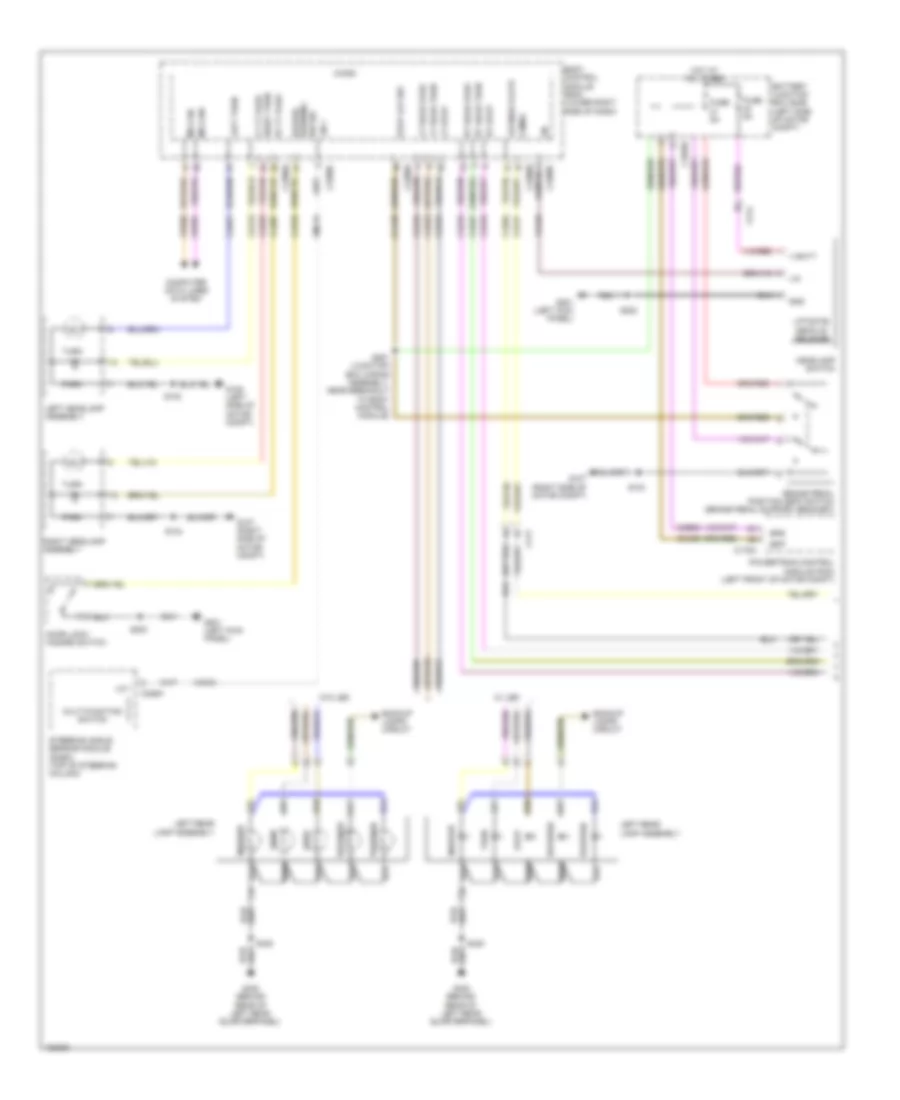 Exterior Lamps Wiring Diagram, Electric (1 of 2) for Ford Focus Electric 2014