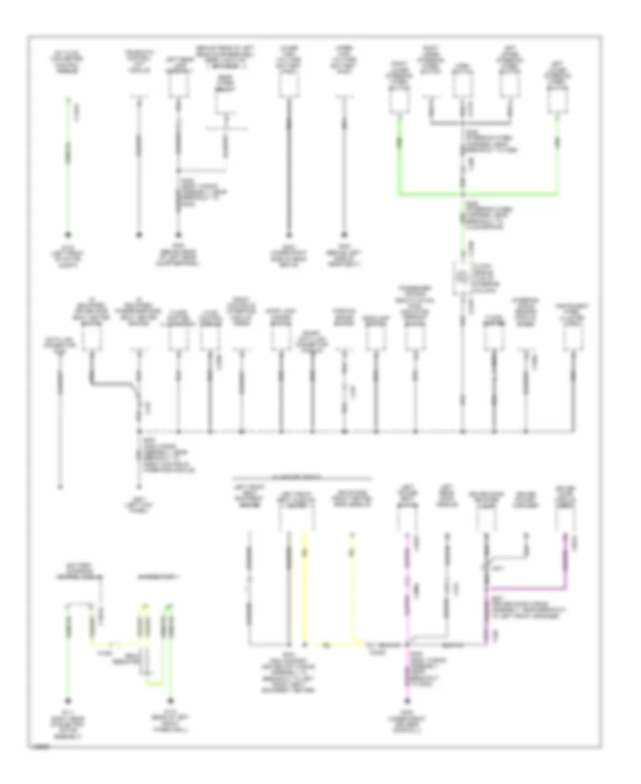 Ground Distribution Wiring Diagram, Electric (2 of 3) for Ford Focus Electric 2014