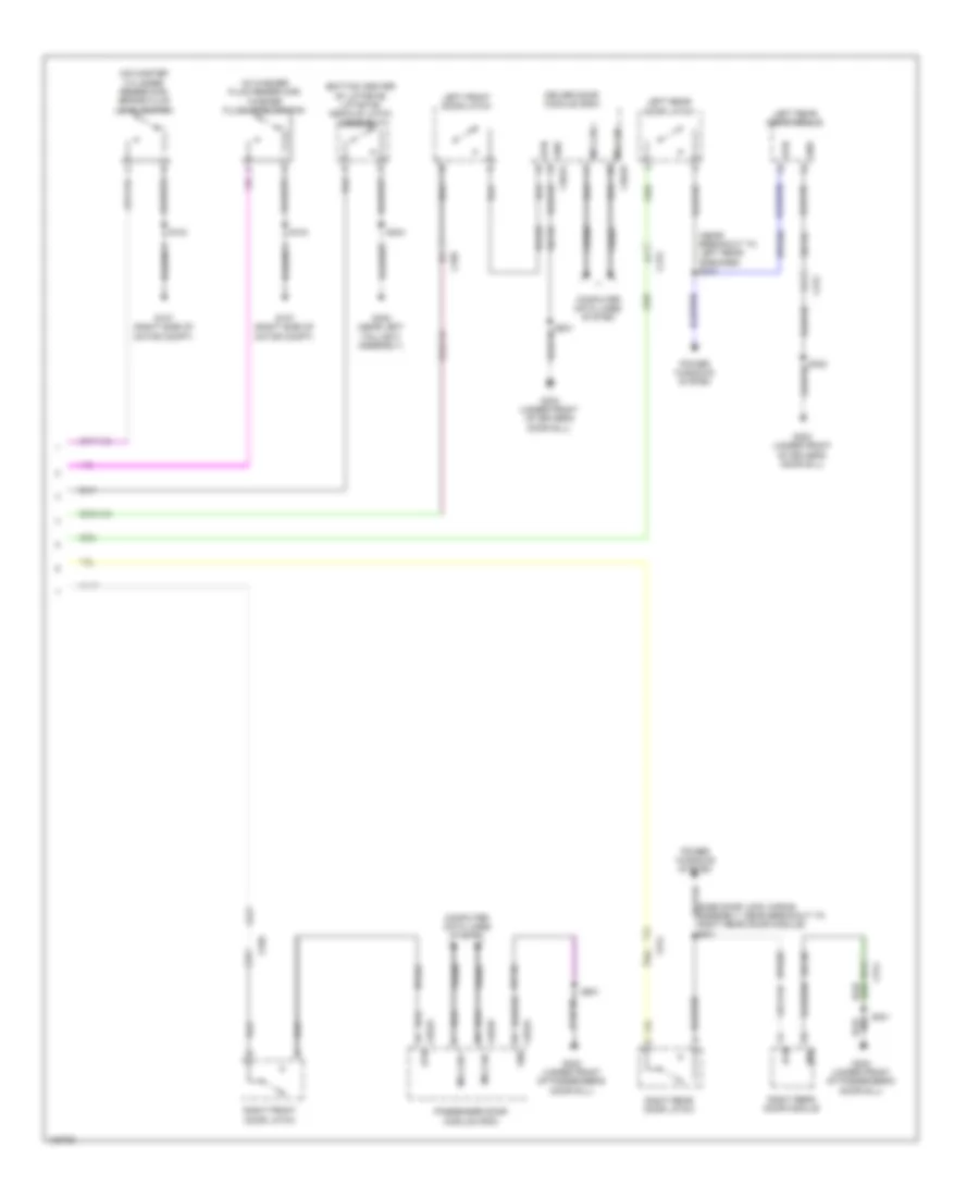 Instrument Cluster Wiring Diagram, Electric (2 of 2) for Ford Focus Electric 2014
