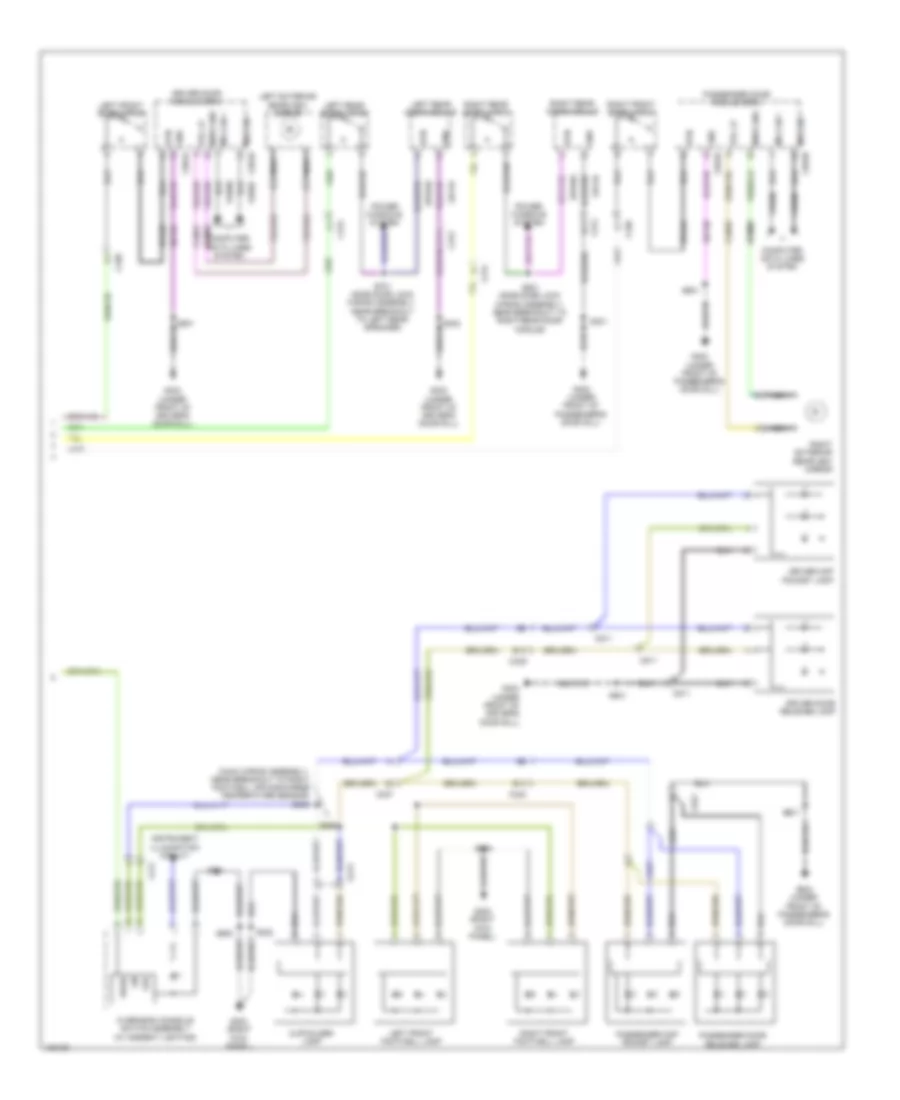 Courtesy Lamps Wiring Diagram, Electric (2 of 2) for Ford Focus Electric 2014