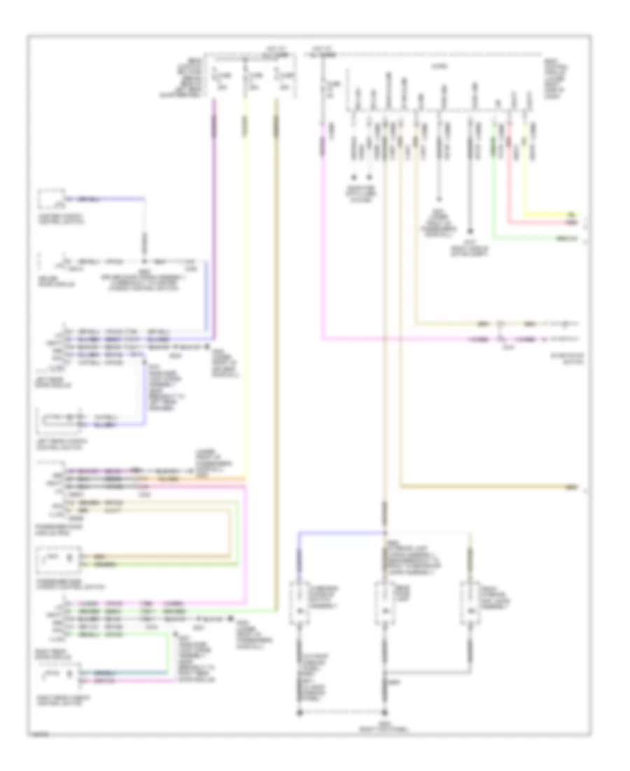 Instrument Illumination Wiring Diagram, Electric (1 of 2) for Ford Focus Electric 2014