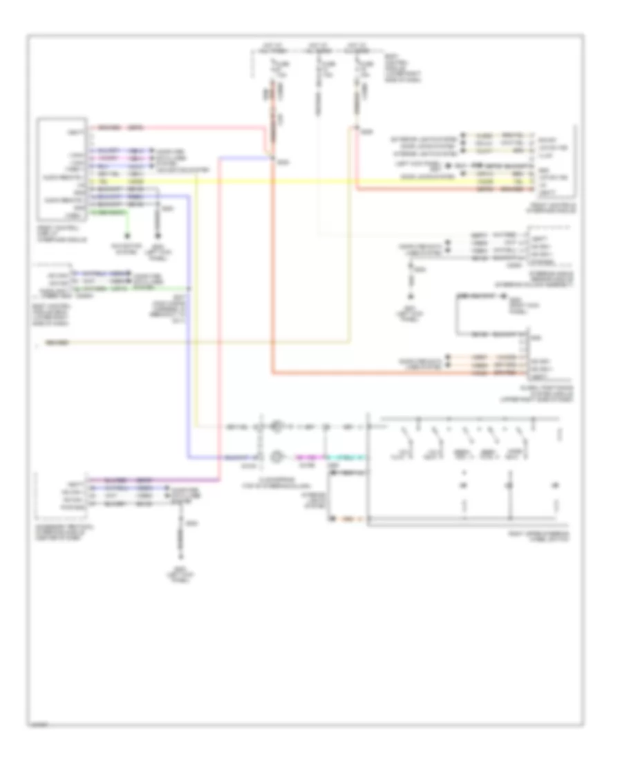 Navigation Wiring Diagram Except Electric without Sony 2 of 2 for Ford Focus Electric 2014