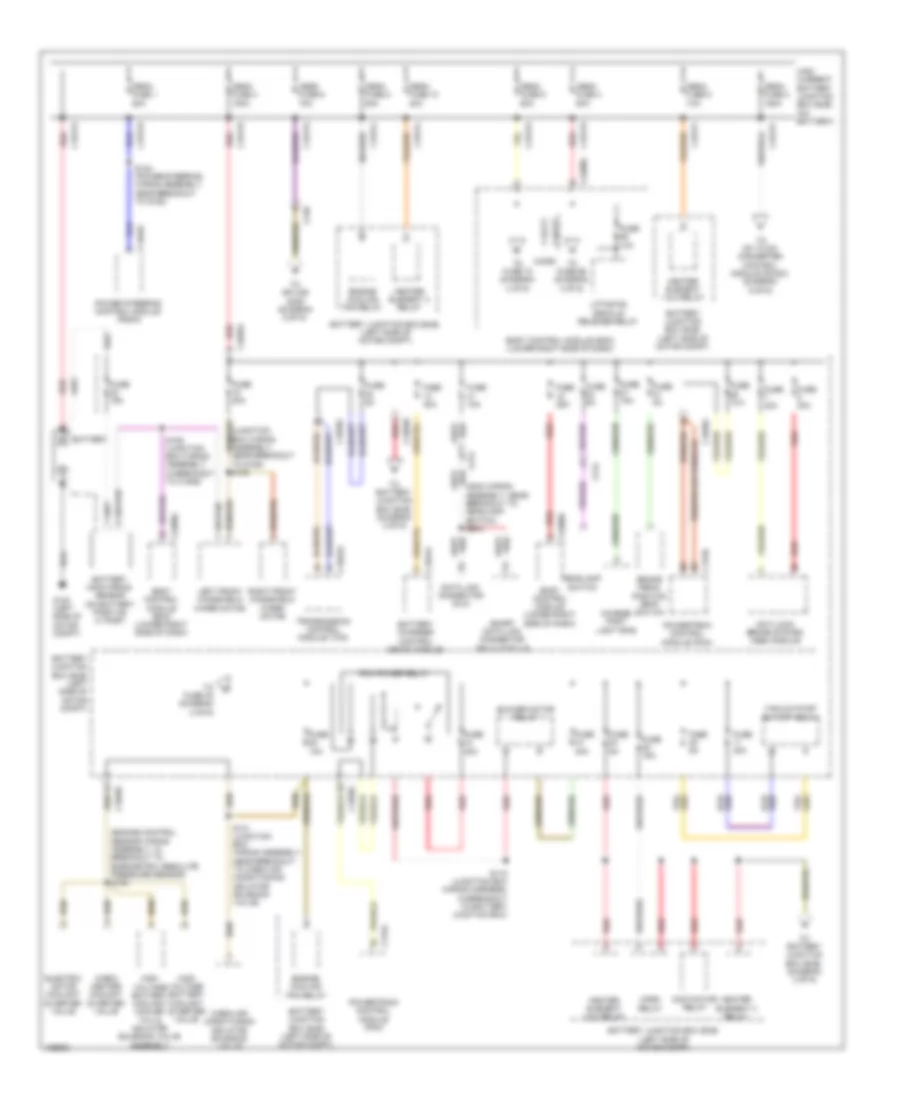 Power Distribution Wiring Diagram Electric 1 of 6 for Ford Focus Electric 2014