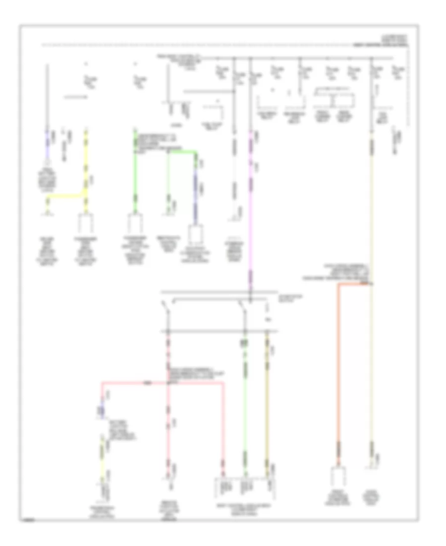 Power Distribution Wiring Diagram, Electric (4 of 6) for Ford Focus Electric 2014