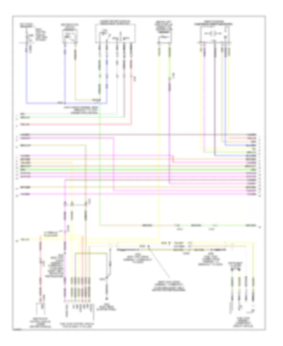 3.5L, Engine Performance Wiring Diagram (2 of 6) for Ford Explorer Limited 2011