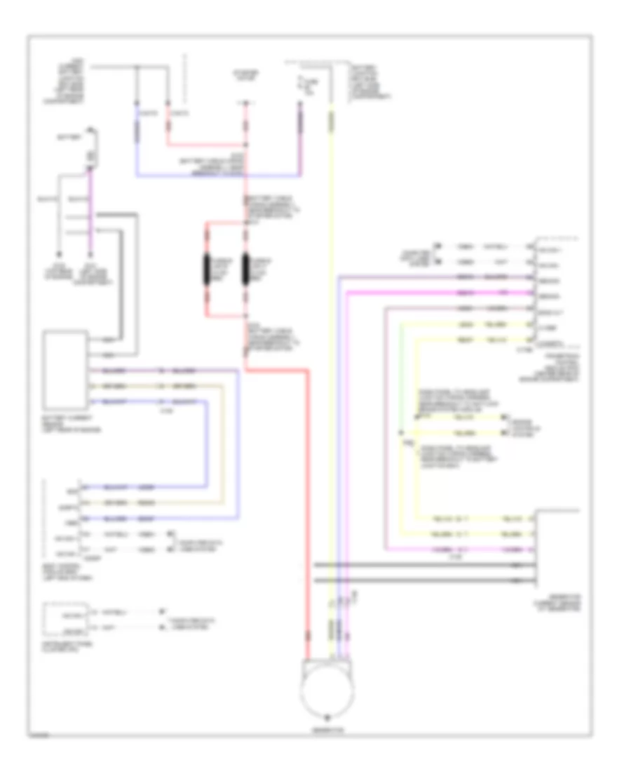 Charging Wiring Diagram for Ford Explorer Limited 2011