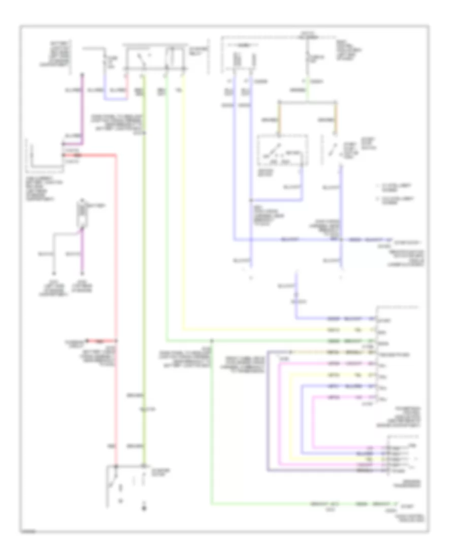 Starting Wiring Diagram for Ford Explorer Limited 2011