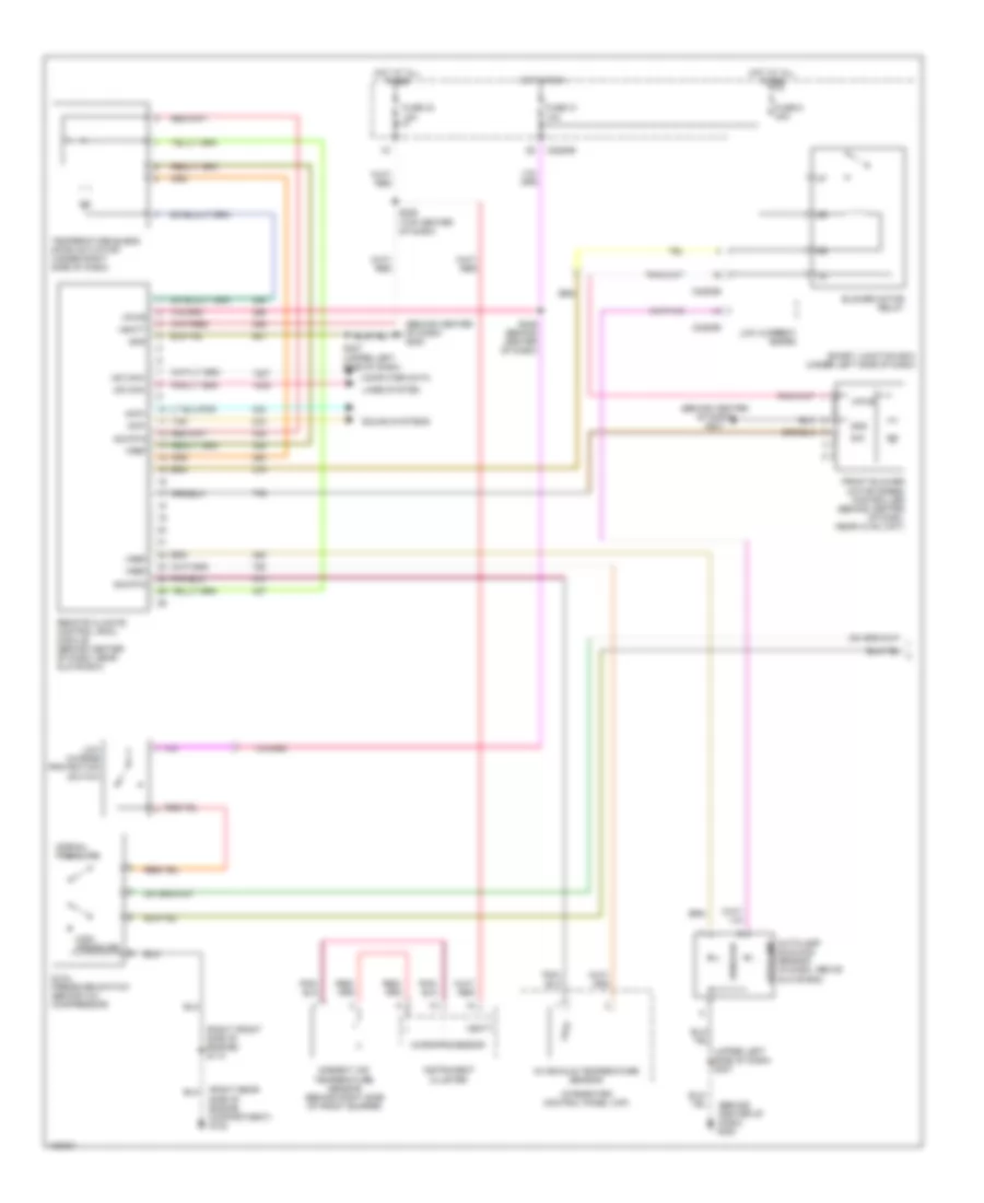 Automatic A C Wiring Diagram 1 of 2 for Ford Taurus SE 2004