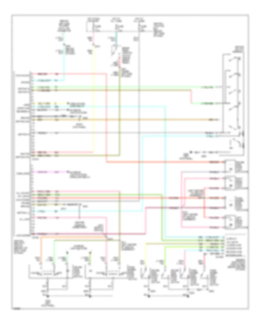 Forced Entry Wiring Diagram Early Production for Ford Explorer Sport Trac 2002