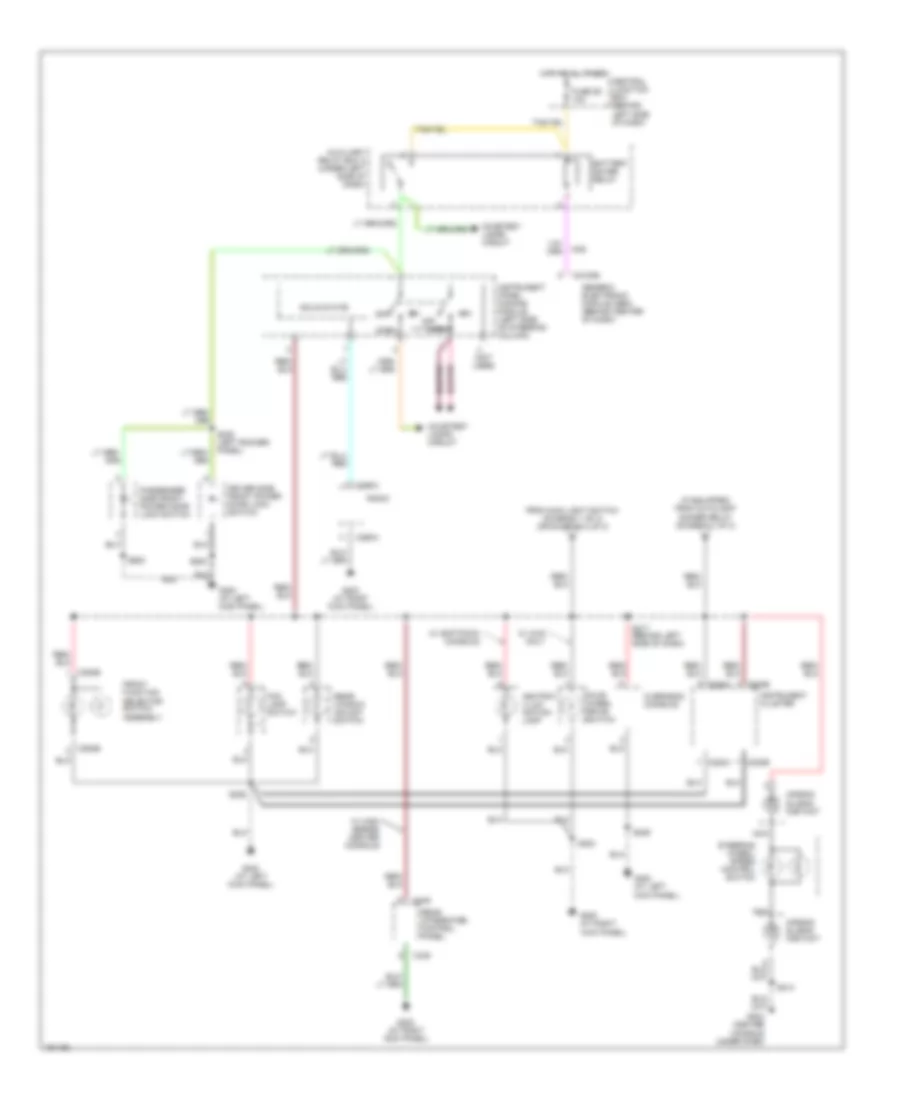 Instrument Illumination Wiring Diagram Late Production 3 of 3 for Ford Explorer Sport Trac 2002