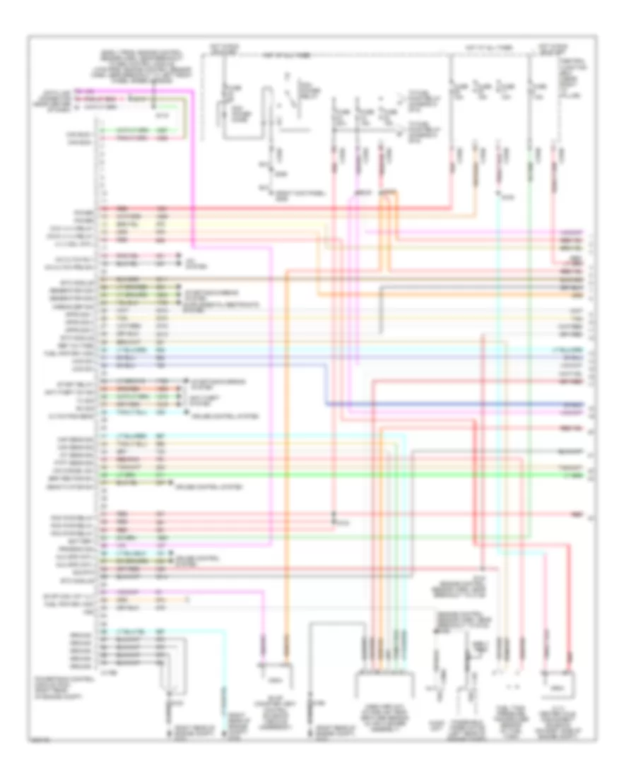 4.6L, Engine Performance Wiring Diagram (1 of 6) for Ford Pickup F150 2005