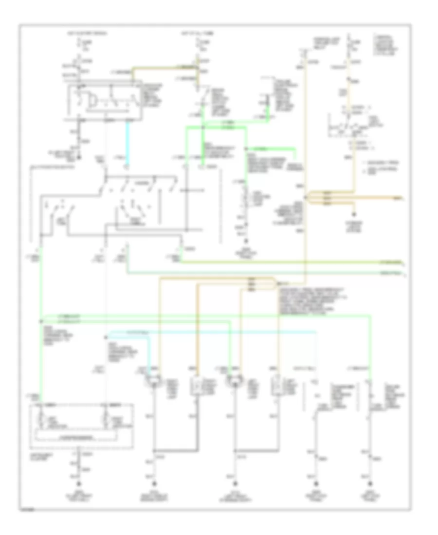 Exterior Lamps Wiring Diagram (1 of 2) for Ford Pickup F150 2005