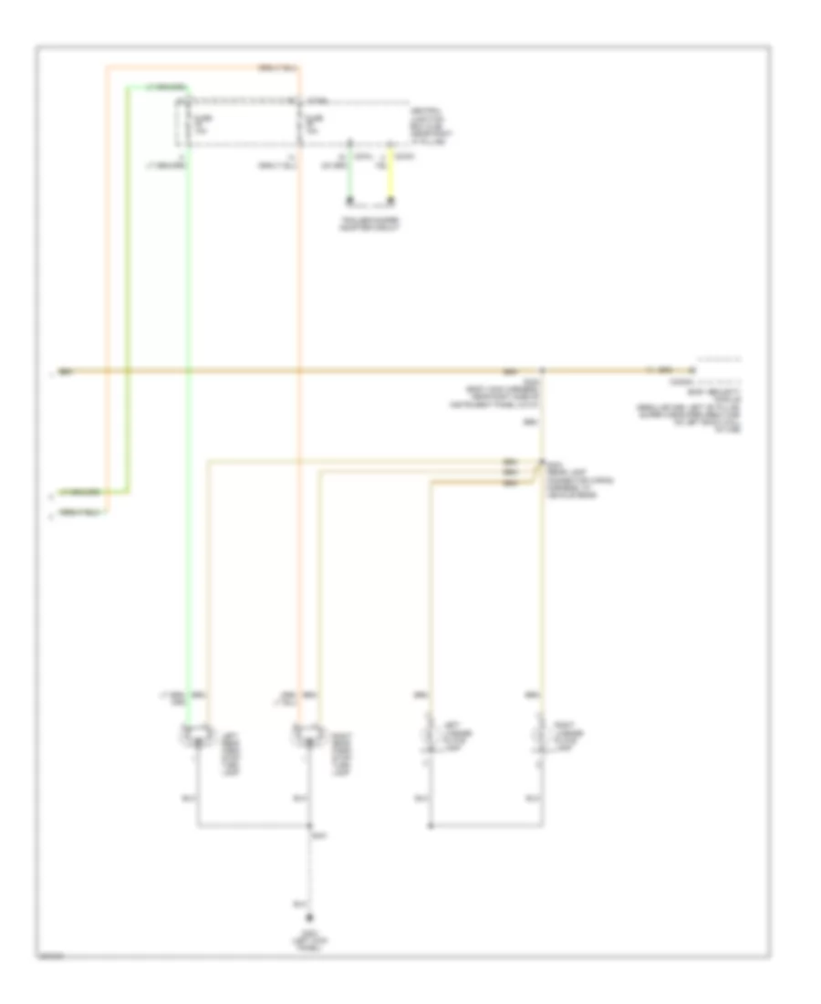 Exterior Lamps Wiring Diagram (2 of 2) for Ford Pickup F150 2005