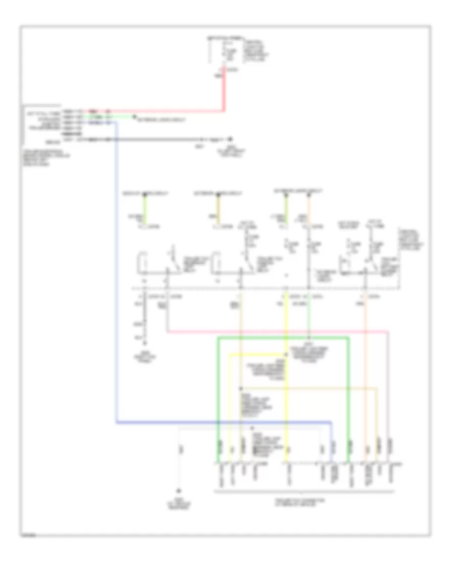 TrailerCamper Adapter Wiring Diagram for Ford Pickup F150 2005