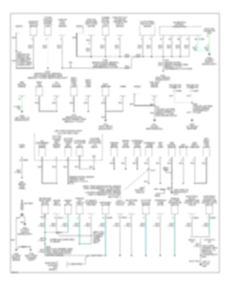 Ground Distribution Wiring Diagram 1 of 3 for Ford Pickup F150 2005