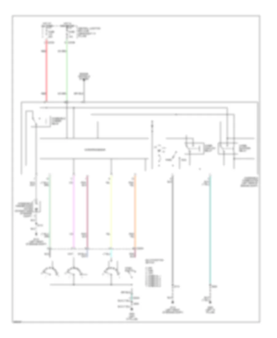 WiperWasher Wiring Diagram for Ford Pickup F150 2005