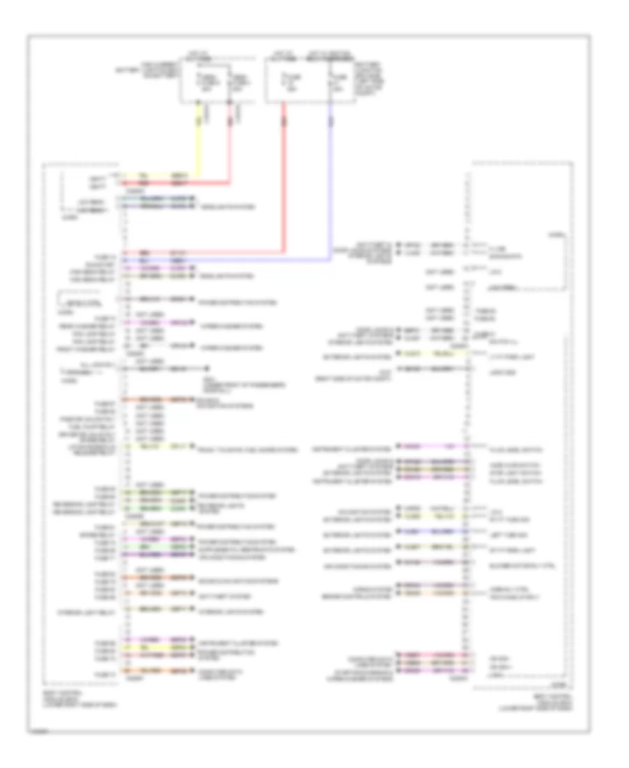 Body Control Modules Wiring Diagram Electric 1 of 2 for Ford Focus S 2014