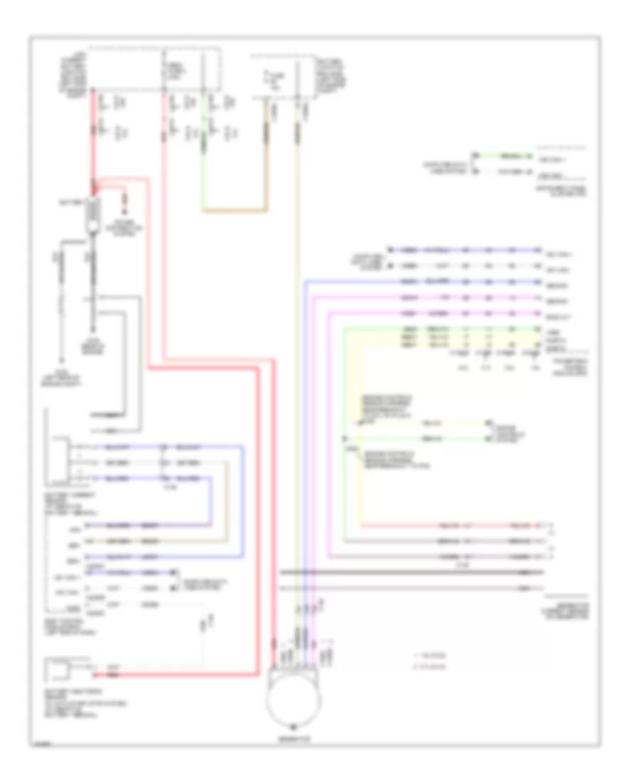 Charging Wiring Diagram for Ford Fusion SE 2013