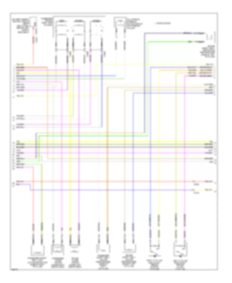 Supplemental Restraints Wiring Diagram, Hybrid (2 of 3) for Ford Fusion SE 2013