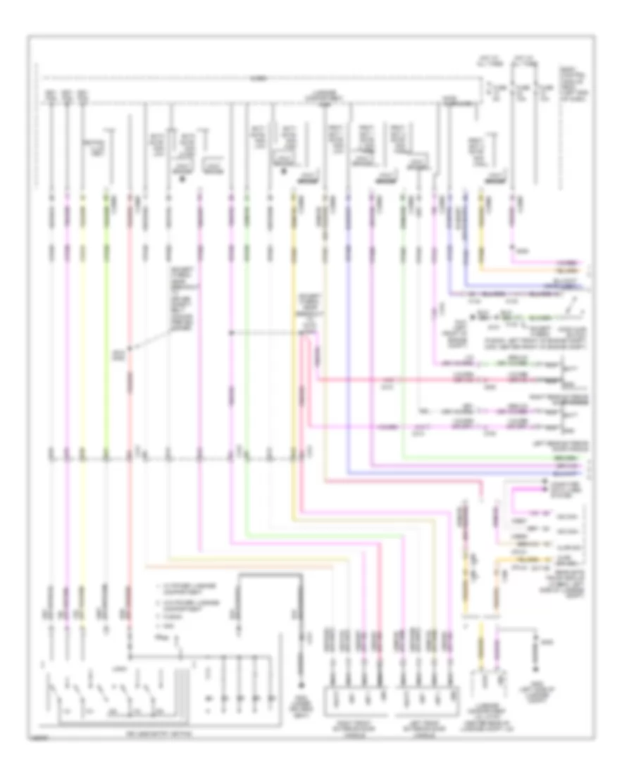 Forced Entry Wiring Diagram 1 of 3 for Ford Fusion SE 2013