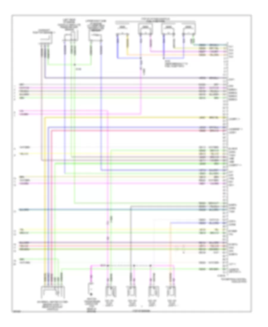 2.5L, Engine Performance Wiring Diagram (5 of 5) for Ford Fusion SE 2013