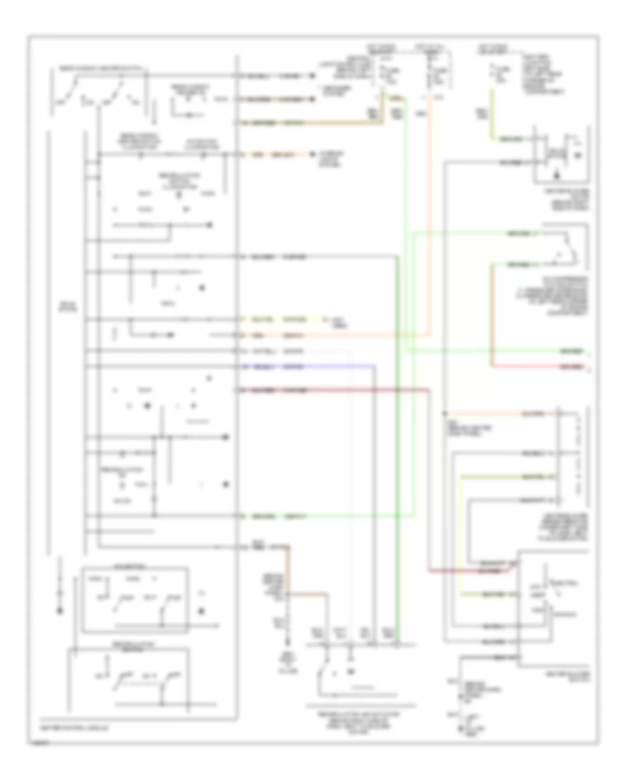 Manual AC Wiring Diagram (1 of 2) for Ford Focus LX 2000