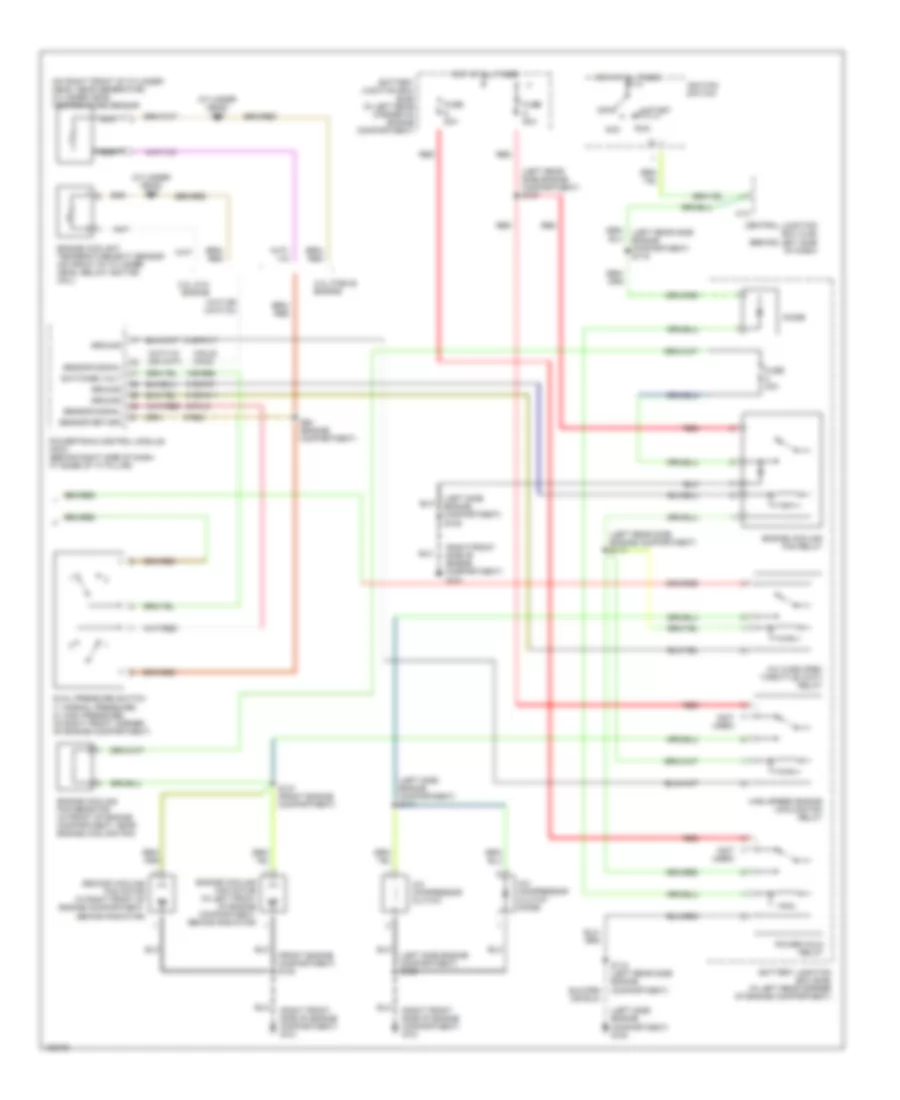 Manual A C Wiring Diagram 2 of 2 for Ford Focus LX 2000