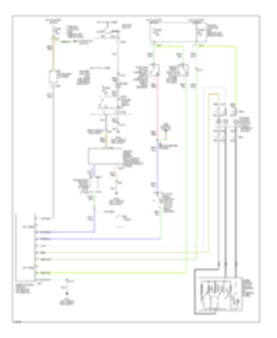 Cruise Control Wiring Diagram, MT for Ford Focus LX 2000