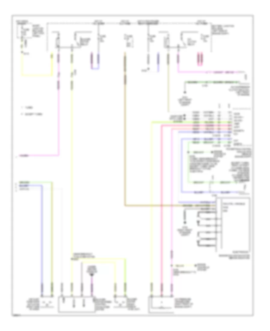 Automatic AC Wiring Diagram (2 of 2) for Ford Taurus Limited 2012