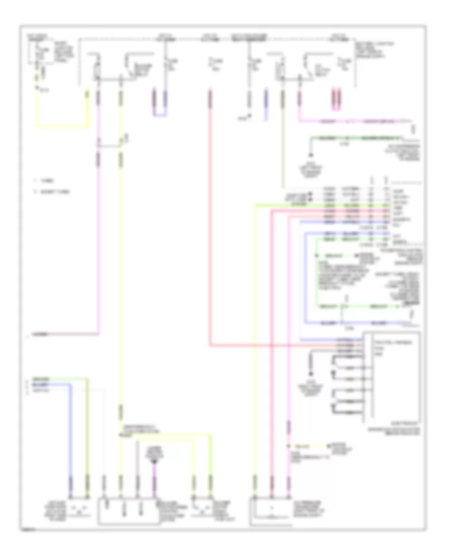 Manual A C Wiring Diagram 2 of 2 for Ford Taurus Limited 2012