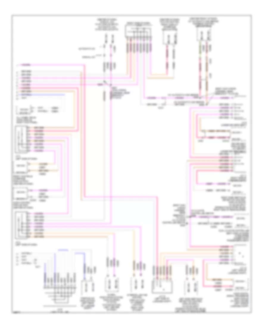Computer Data Lines Wiring Diagram 2 of 2 for Ford Taurus Limited 2012