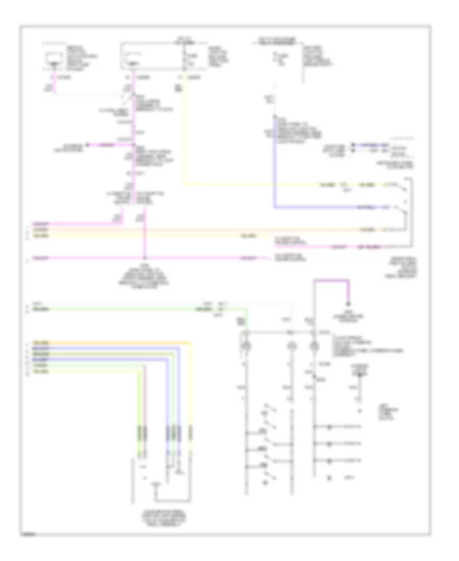 3.5L Twin Turbo, Cruise Control Wiring Diagram (2 of 2) for Ford Taurus Limited 2012