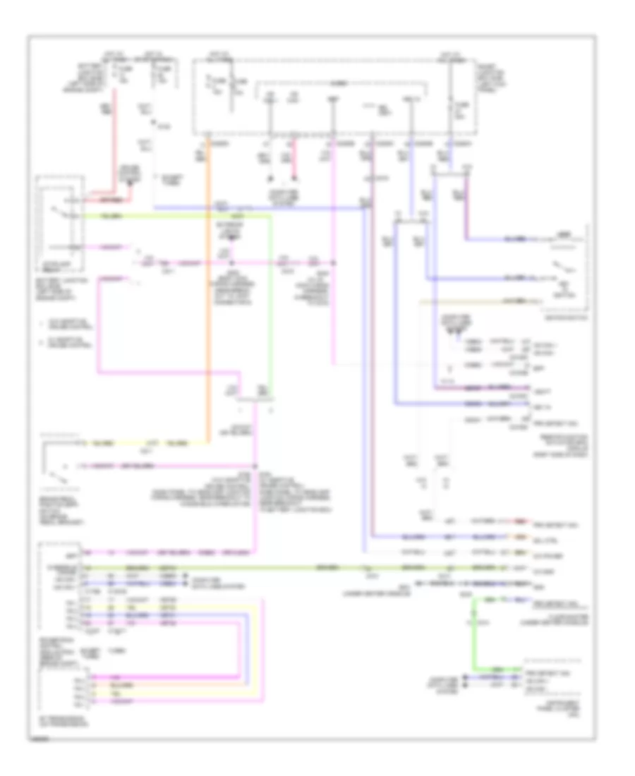 Shift Interlock Wiring Diagram for Ford Taurus Limited 2012