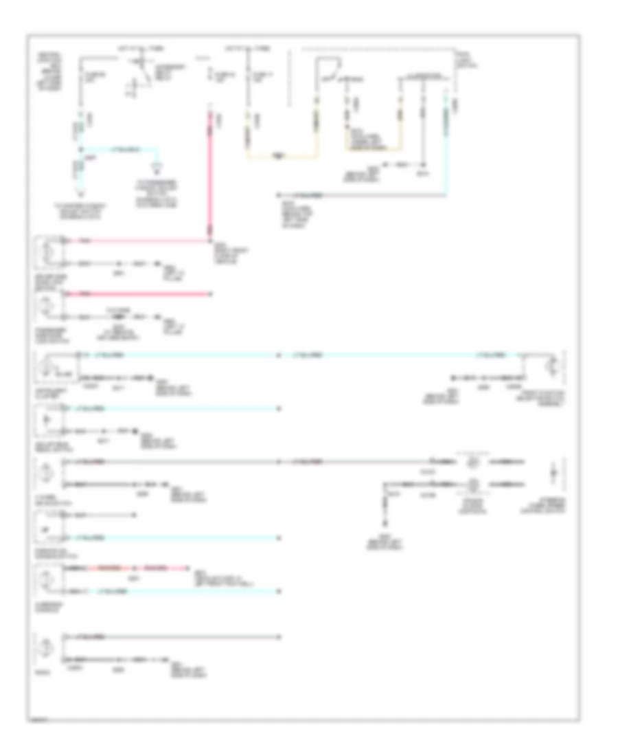 Instrument Illumination Wiring Diagram (1 of 2) for Ford F450 Super Duty 2002