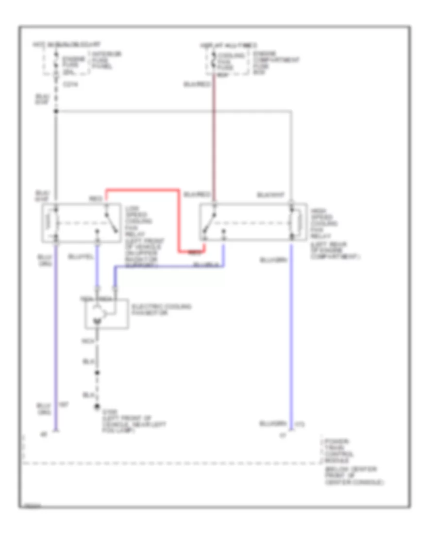 2 0L Cooling Fan Wiring Diagram for Ford Probe GT 1996