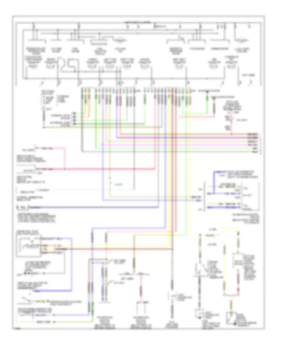 Instrument Cluster Wiring Diagram 1 of 2 for Ford Probe GT 1996