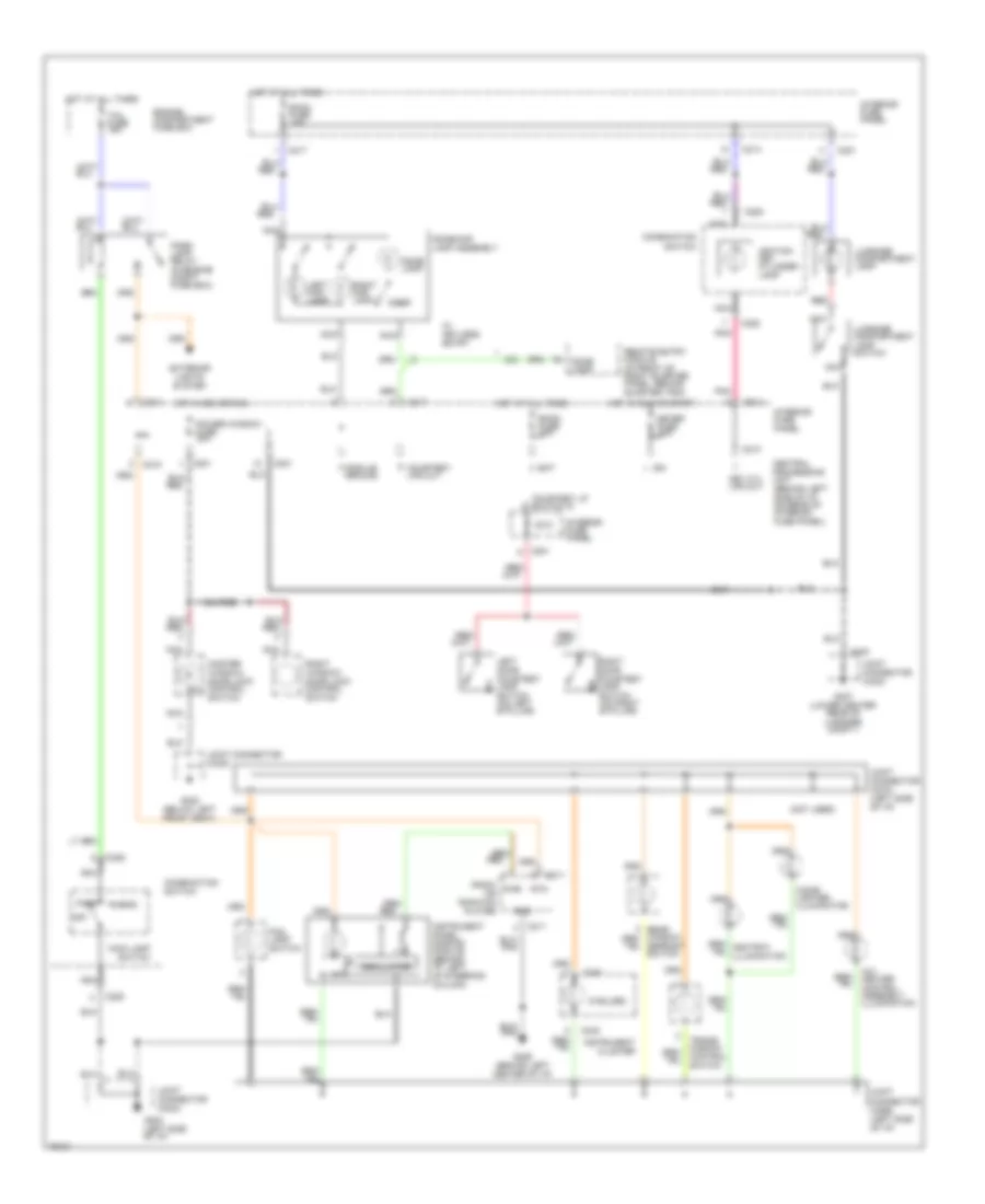Interior Light Wiring Diagram for Ford Probe GT 1996
