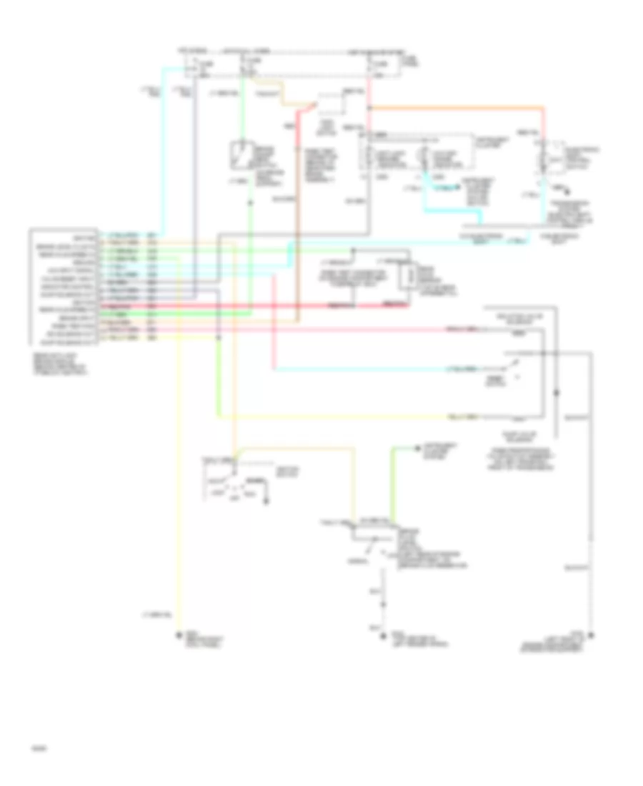 Anti lock Brake Wiring Diagrams for Ford Ranger Splash 1994