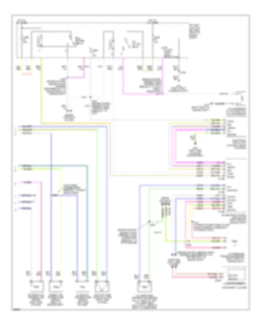 Automatic AC Wiring Diagram, without Navigation (2 of 2) for Ford Pickup F150 2009